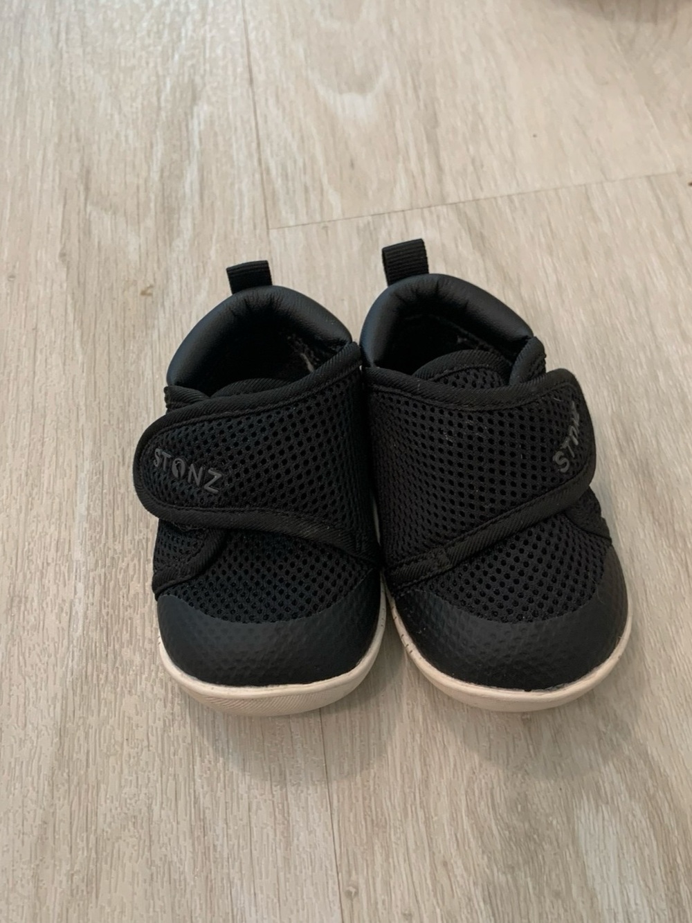 STONZ Cruiser Original Baby 6-12M Black Walking Shoes